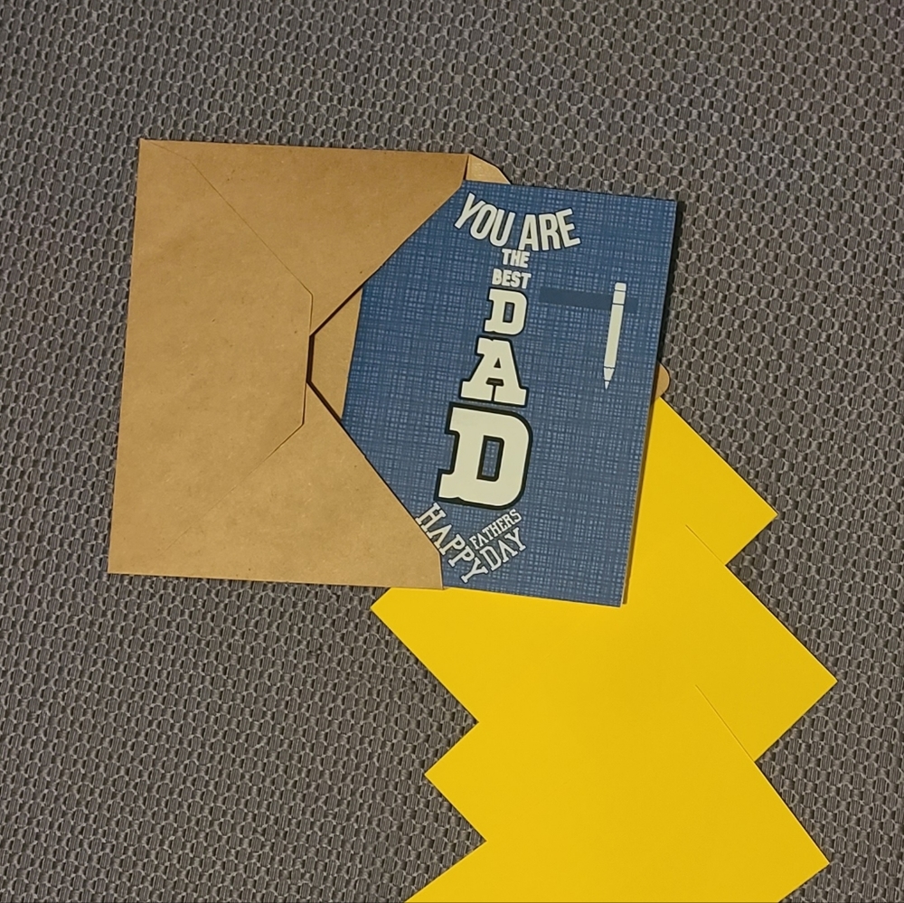 Suit and Tie father's day card